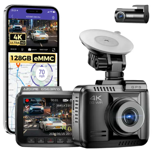AZDOME GS63 Pro 4K DashCam (داش كام)