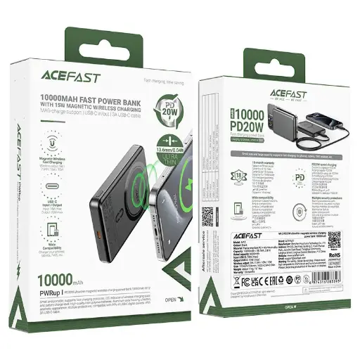 ACEFAST M12 20W 10000MHA شاحن سفري