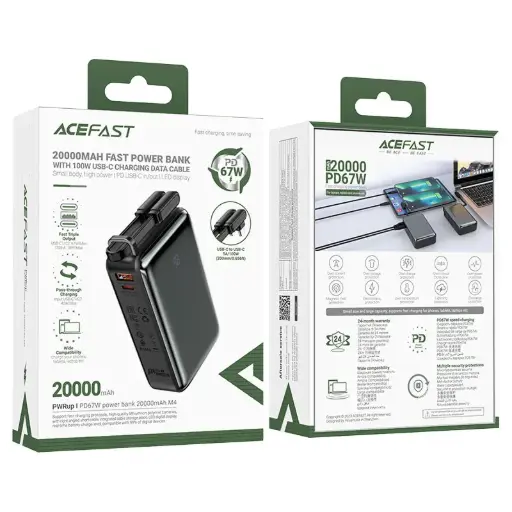 ACEFAST Fast Charge Power Bank M4 PD67W 20000mAh 