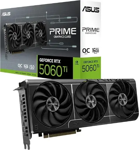 ASUS Dual GeForce RTX™ 5060 TI 16GB OC Edition 