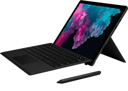 MICROSOFT SURFACE PRO6  CORE i5 8TH 8GB SSD 256GB TOUCH SCREEN WITH KEYBOARD +قلم	