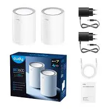 CUDY M3600(2-Pack) BE3600 Gigabit Mesh WIFI 7