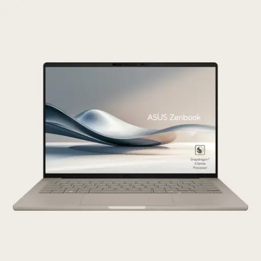 ASUS - Zenbook A14   Snapdragon X Plus 16GB RAM 512GB SSD 14" FHD+ OLED Zabriskie Beige