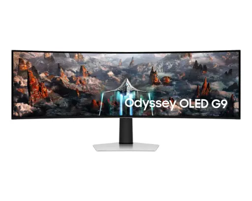 SAMSUNG LS49CG934SMXUE Odyssey G9 Gaming Monitor QHD 240hz 1000R Curved QLED NVIDIA G-SYNC & FreeSync