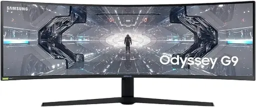 SAMSUNG LS49CG934SMXUE Odyssey G9 Gaming Monitor QHD 240hz 1000R Curved QLED NVIDIA G-SYNC & FreeSync