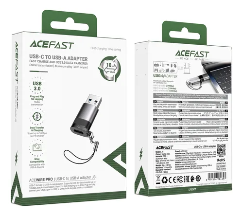 [J8] Acefast J8 Usb-C To Usb-A Adapter