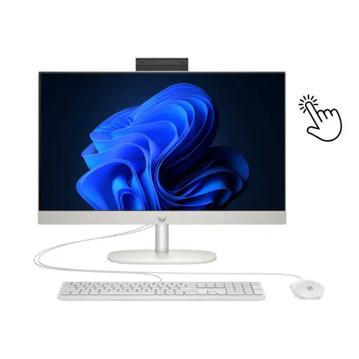 [CR0323NH] HP All in One  24-CR0323NH, Intel Core i5-1335U, RAM 8GB, SSD 512GB, Intel Iris Xe Graphics, 24 FHD IPS Touch Screen, Shell