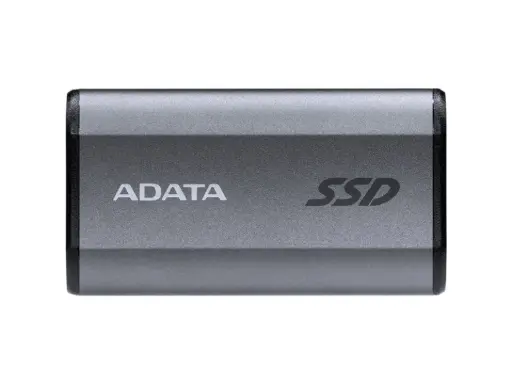 ADATA Elite SE880 1TB USB-C Portable External SSD - Titanium Gray