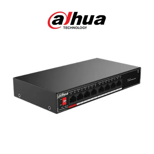 Dahua 8-Port POE 10/100Mbps+2-Port Gigabit