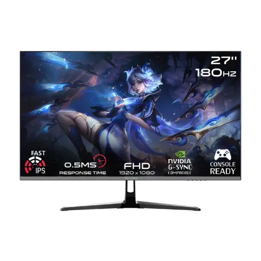[QOC27Q180VA] GAMEON MONITOR 27 FHD 180 HZ  0.5 MS VA