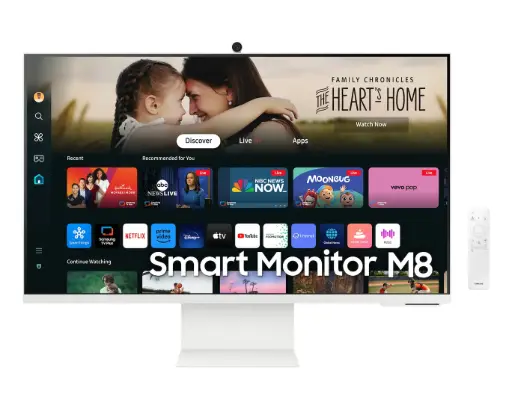 Samsung M8 LS32DM801UMXUE Smart Monitor 32" Speaker 4K White (3,840 x 2,160) 