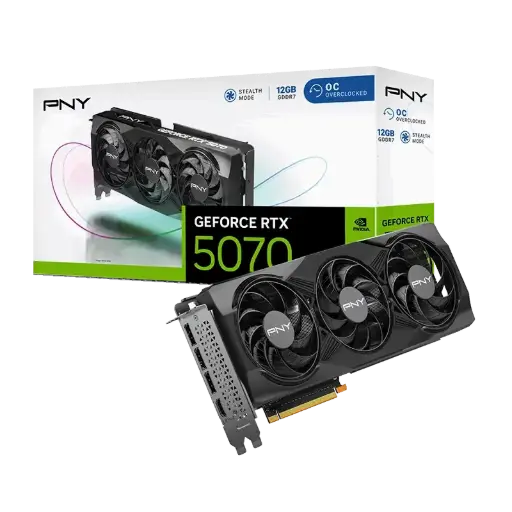PNY GeForce RTX™ 5070 12GB Triple Fan OC