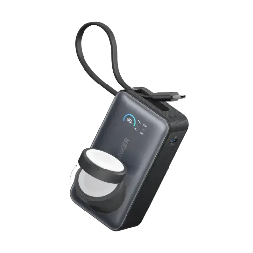 Anker MagGo Power Bank 10K, 35W, For Apple Watch And iphone USB-C