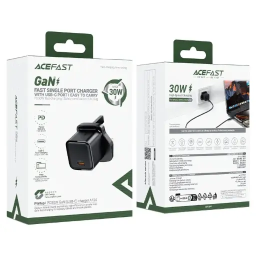 [A124] ACEFAST PD30W GaN single USB-C charger A124