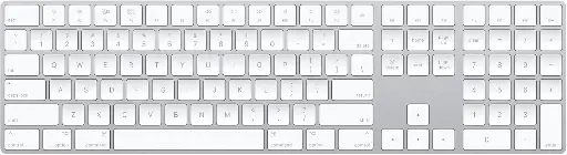 Apple Magic Keyboard with Numeric Keypad Silver مستخدم 