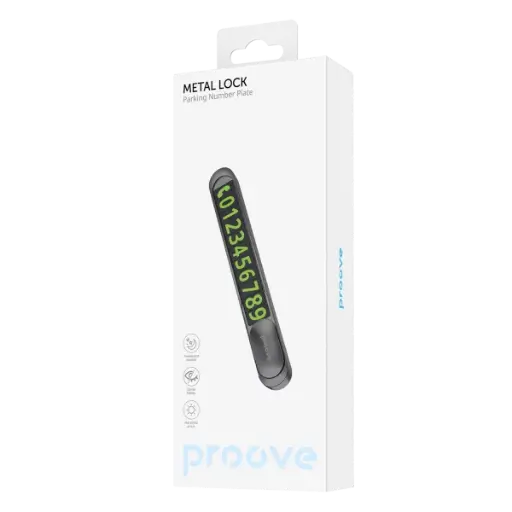 Parking Card Proove Parking Number Plate Metal