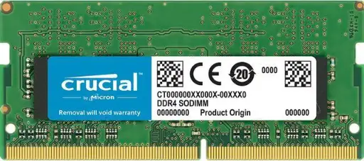 Crucial DDR4 2666MHZ+2400MHZ 16GB pullout laptop PULLOUT