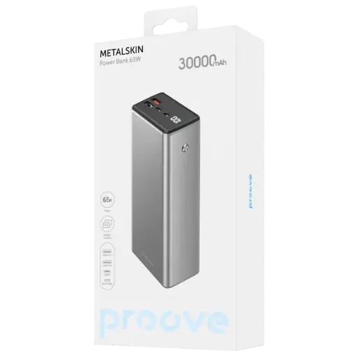 Proove Power Bank MetalSkin 65W (شاحن طوارئ) 30000mAh 