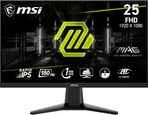 MSI MAG 256F 25" 180Hz 1ms FHD Gaming Monitor
