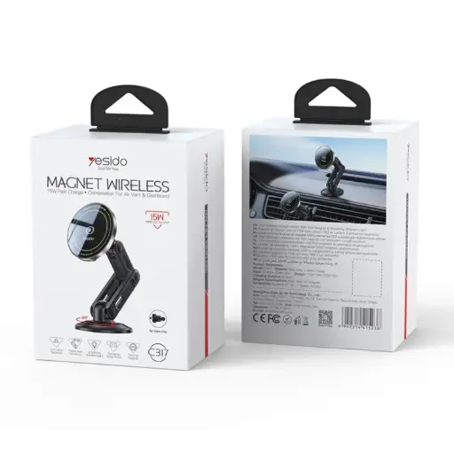 YESIDO C317 Magnetic Wireless Charger 15W Fast Charging