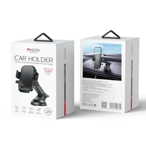 Yesido C267 360 Adjustable Silicone Non-slip Stretchable Suction Cup Press Phone Holder