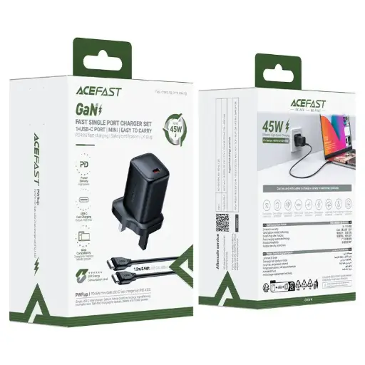 Acefast Fast Charge Wall Charger A133 PD45W GaN