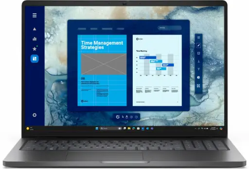 DELL 16 DC16251 CORE 5 120U 8GB RAM 512GB SSD 16" FHD+TOUCH SCREEN  WIN 11