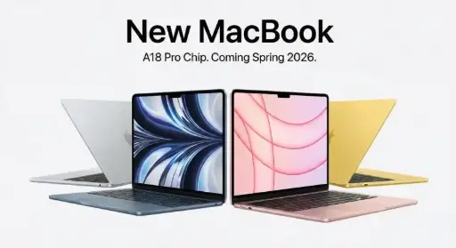 Apple MacBook Neo 2026 13-inch A18 Pro chip with 6-core CPU & 5-core GPU 8GB RAM 512GB SSD