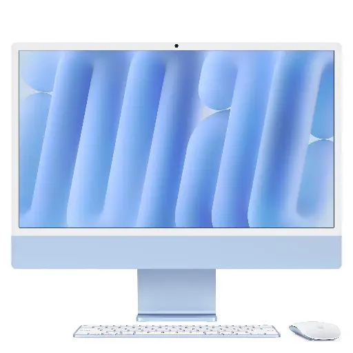 [NS74] Apple M4 IMac 24 inch with Retina 4.5K display chip with 8‑core CPU and 8‑core GPU, 16GB, 256GB 2 PORT MWUC3AB/A