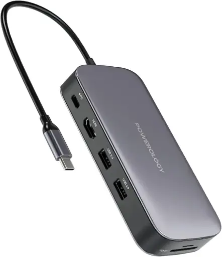 [NQ1904] POWEROLOGY 256GB USB-C HUB&SSD 100W