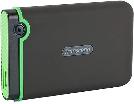 [NQ2426] Transcend 1TB USB 3.1 Gen 1 StoreJet 25M3S SJ25M3S Rugged External Hard Drive TS1TSJ25M3S,Grey