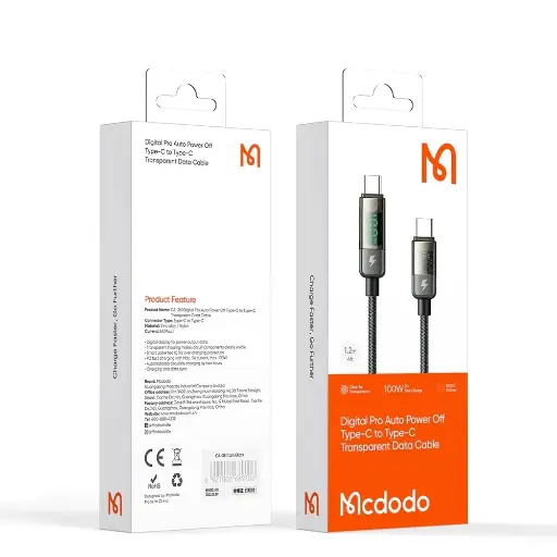 [NQ1658] Mcdodo 361 Auto Power Off 100W Charging Power Display
