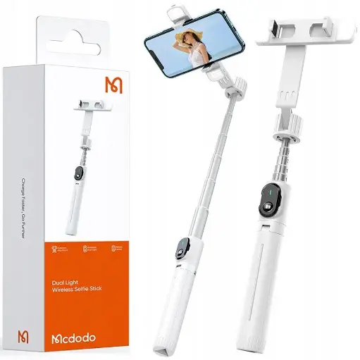 [NQ1685] Mcdodo Selfie Stick Tripod Bluetooth, Double +DEVIA