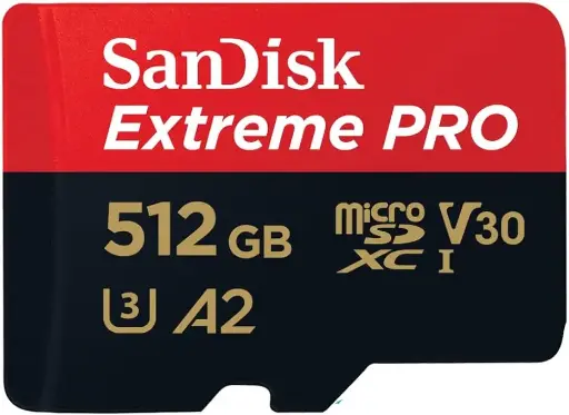 [NQ2282] SanDisk 512GB Extreme PRO microSD UHS-I Card with Adapter