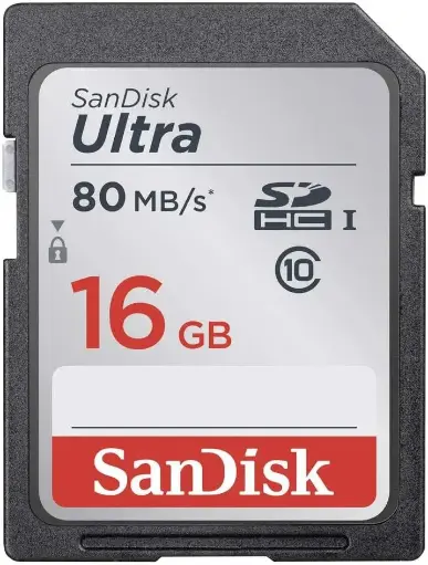 [NQ2034] RAM SD SANDISK 16GB 80MB/s
