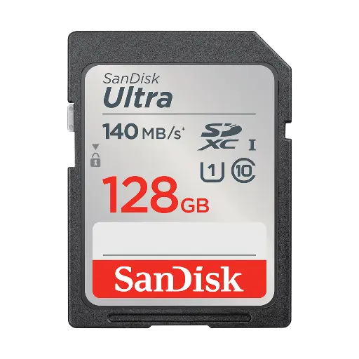 [NQ2301] Sandisk Ultra 128GB SD cards for Camera / Trail Camera / Computers Class 10 SDXC 4k