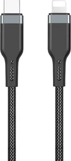 [NQ2507] WIWU PT04 Platinum Cable Type-C To Lightning 2m - Black