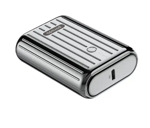 [NQ1981] Porodo PD-PBFCH001-SL Ultra Compact Wireless Portable Power Bank Silver