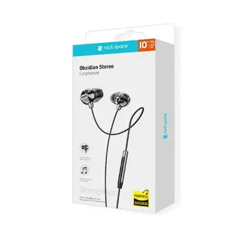 [NS386] Rock Obsidian (RAU0695) In-Ear Earphone Headphone