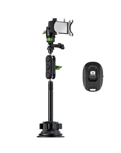 [NQ934] Green Lion Pro Suction Mount 4.5-7.2" Green/Black