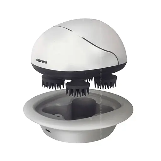 [NQ936] Green Lion Scalp Mini Massager