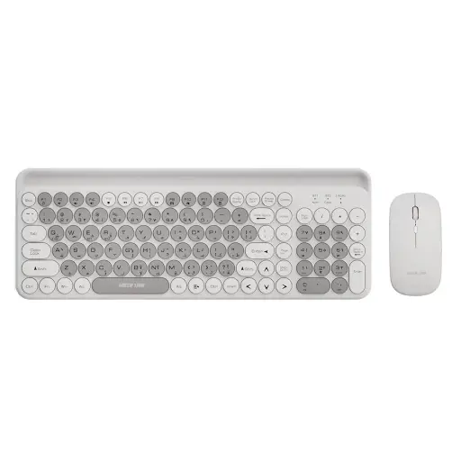 [NQ941] Green Lion Wireless Duo | Mouse + Keyboard - Grey