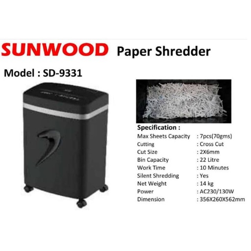 [NQ2221] SHREADER SUNWOOD  9331