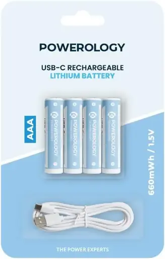 [NQ1999] Powerology Rechargeable AAA Battery
