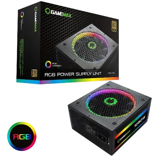 [NQ856] Gamemax GX-1050 PRO BK 80+Platinum 1050W Power