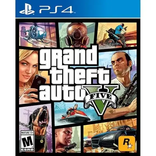 [NQ1930] PS4 game Grand Theft Auto V مستخدم