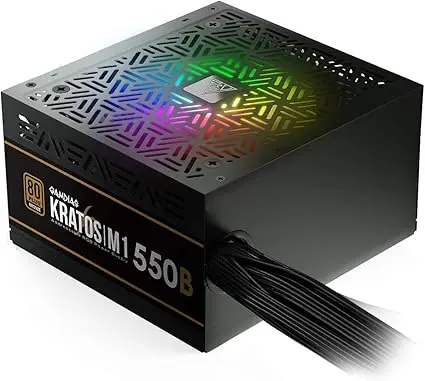 [NQ1942] PSU POWER SUPPLY GAMDIAS KRATOS 500 W RGB BRONZE
