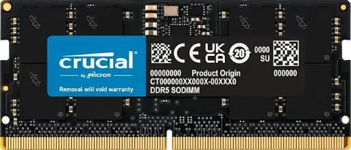 Crucial RAM 16GB DDR5 4800MHz CL40 Laptop Memory 