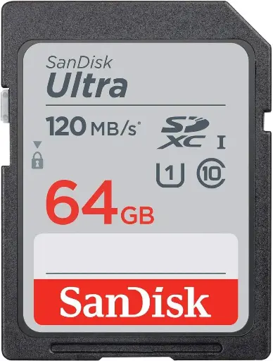 [NQ2037] RAM SD SANDISK 64GB 120MB/S