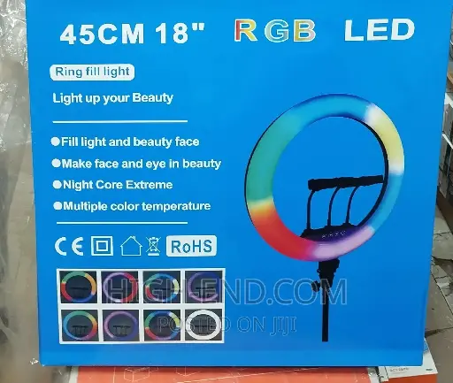 [NQ2074] RING FILL LIGHT 45CM 18" RGB LED